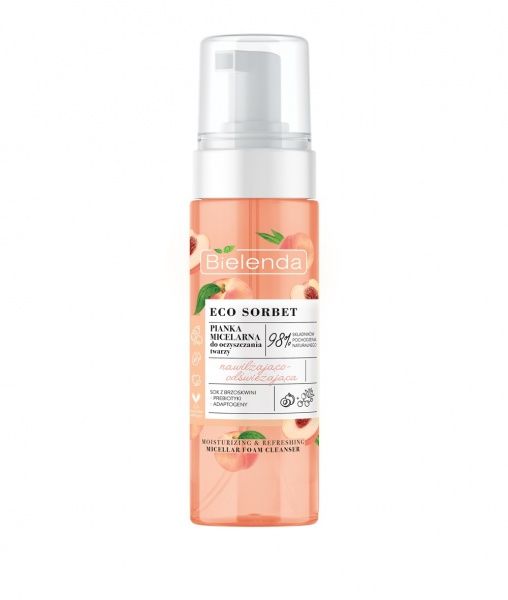 Пенка для умывания Bielenda Питание-увлажнение Eco Sorbet Peach 150 мл