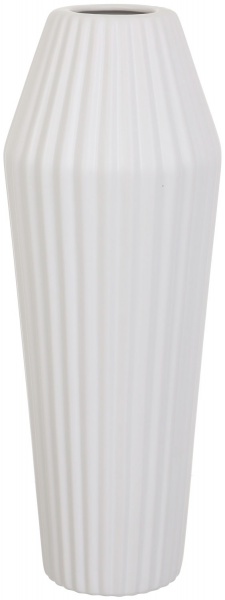Ваза керамическая белый Осло 15,5х39,5 см