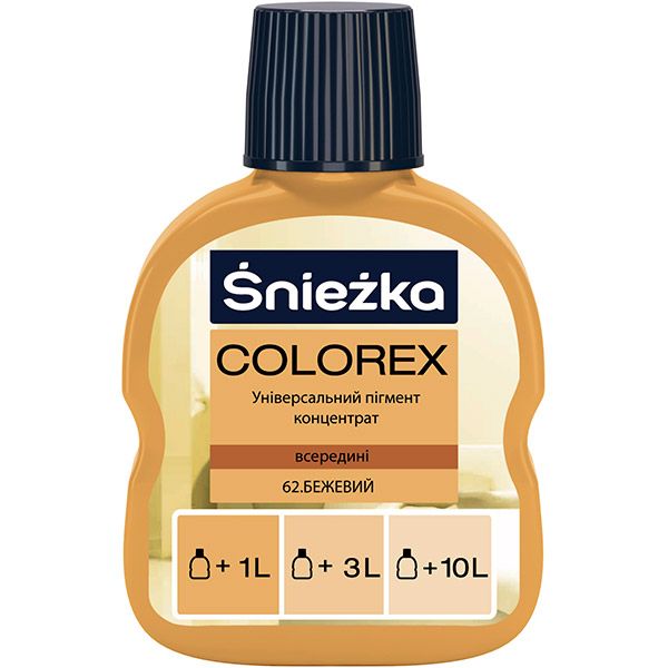 Пигмент Sniezka Colorex бежевый 100 мл