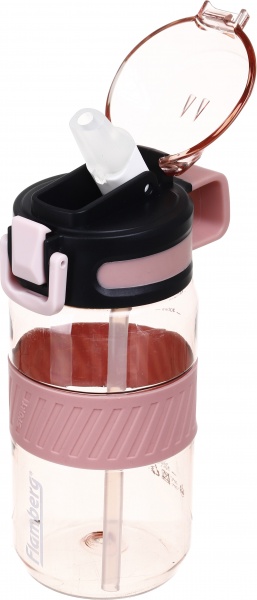 Пляшка для води Style 500 мл рожевий Flamberg