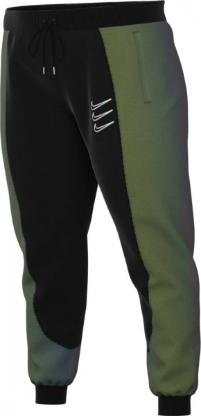 Брюки Nike W NSW GX MR FLC JGGR OPAL DD5129-010 р. XL черный