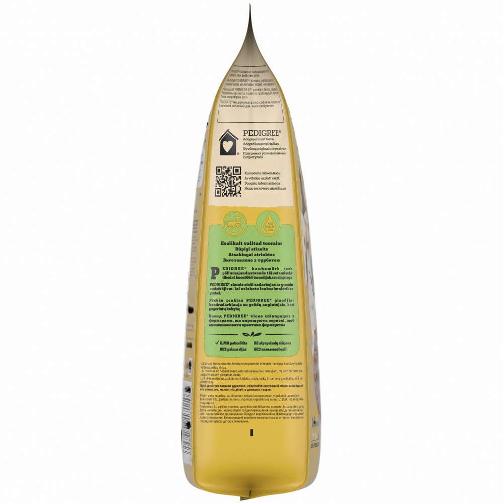 Корм сухий Pedigree Mini Adult з яловичиною та овочами 1,4 кг