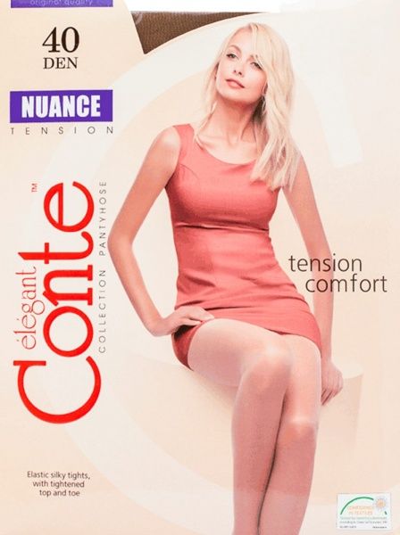 Колготки Conte NUANCE 40 den bronz р. 2 бронзовый 