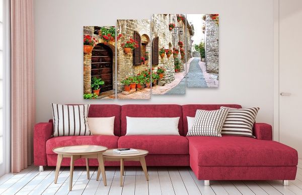 Картина модульна 4 частини MK163 92x65 см 