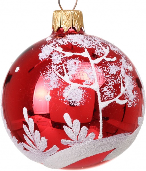 Шар новогодний мульти d 60 мм в ассортименте