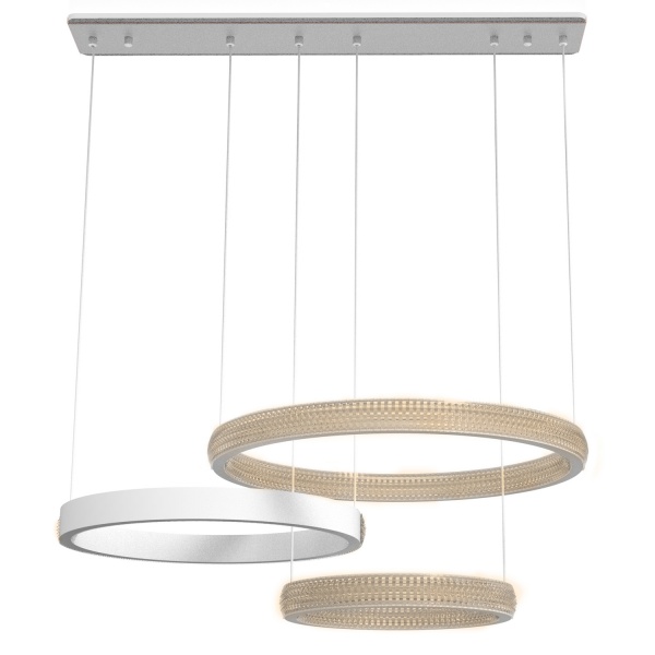 Люстра світлодіодна Victoria Lighting з пультом д/к 110 Вт білий Apollo/SP3 white 