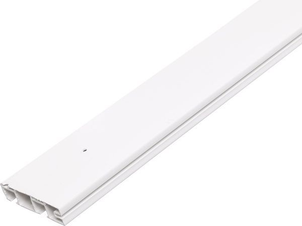 Карниз потолочный ОМиС ОМ2L двойной наборной 200 см белый 