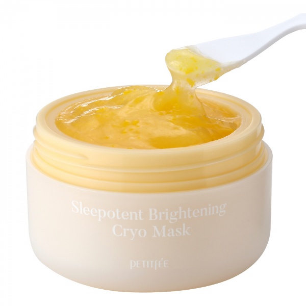 Криомаска Petitfee Sleepotent Brightening Cryo Mask выравнивающая тон ночная с витамином С и ниацинамидом 55 мл 1 шт.