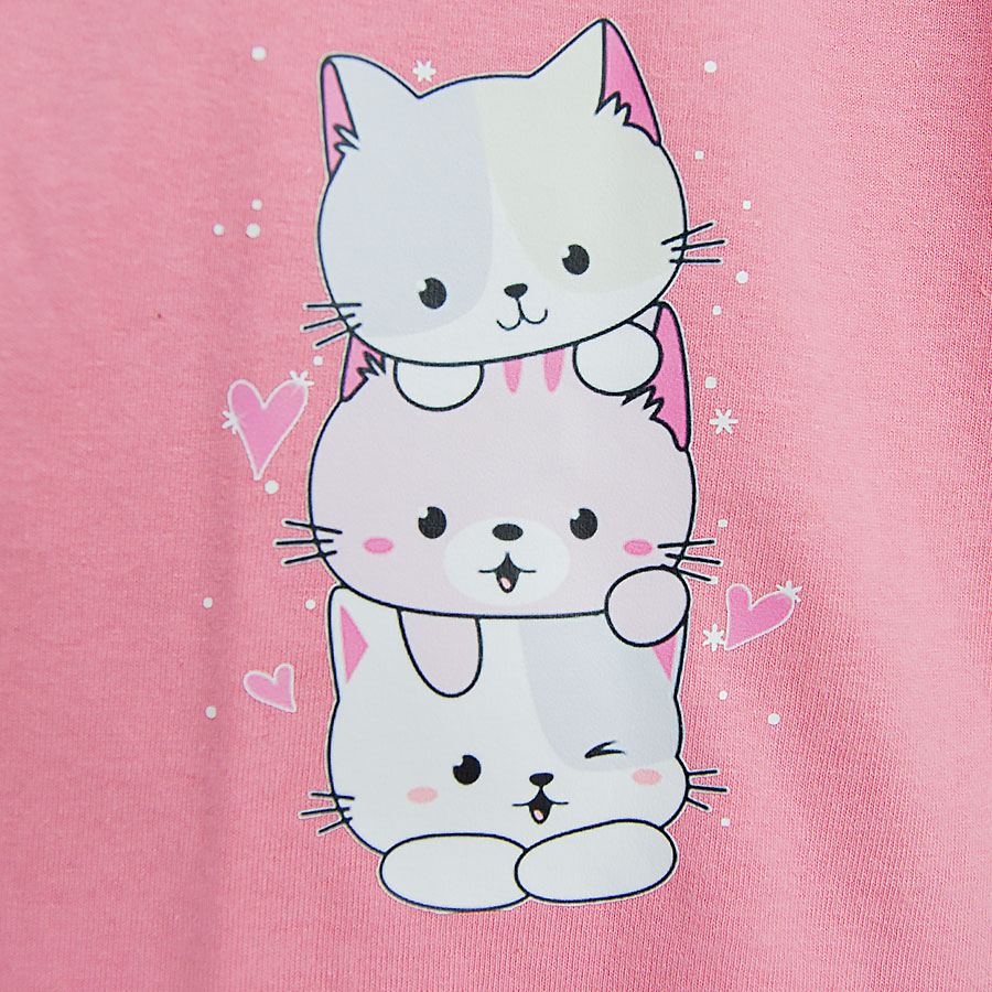 Боди детское для девочки Blanka Котики р.74-80 фиолетовый 110498