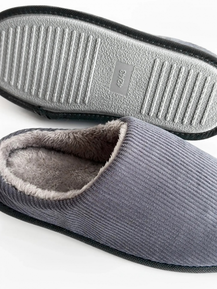 Капці домашні Twins Velvet 15895 р.44/45 графіт