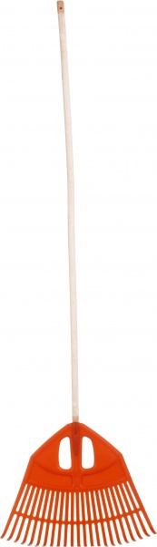 Граблі віялові пластинчасті з держаком №2