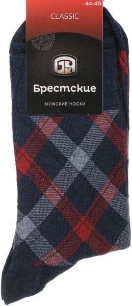 Шкарпетки чоловічі БЧК 2125 CLASSIC 043 р. 27 синій меланж 