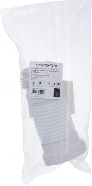 Труба гофрована ScandiSPA GU300 армована пружинна D–100 мм