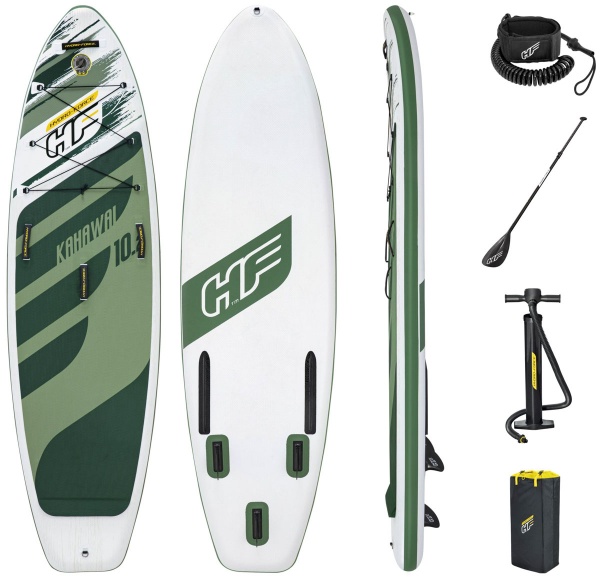 SUP-дошка Bestway 310х86х15 см (65308) білий/зелений