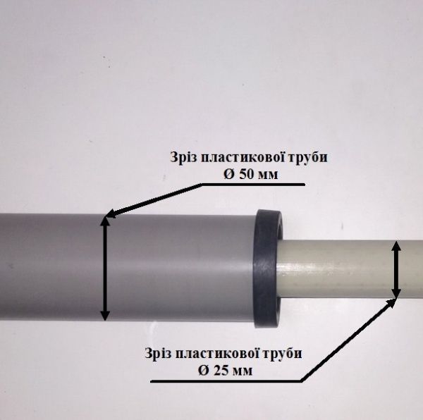 Редукція Water-Gum ущільнювальна гумова d46/25