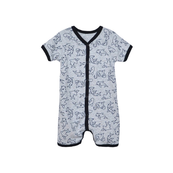 Песочник для мальчика Blanka Акулы р.74 серый 12638 