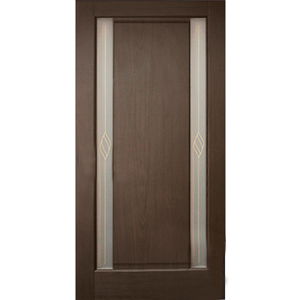 Двері полотно ОМіС Венера 70 см венге димчатий зі склом