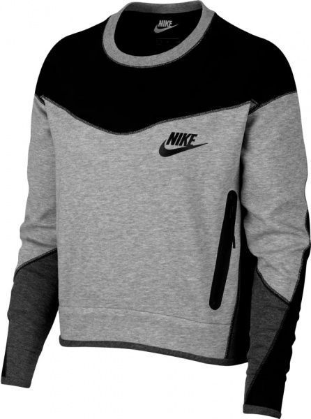 Джемпер Nike W NSW TCH FLC CREW CB AR2855-063 р. S серый