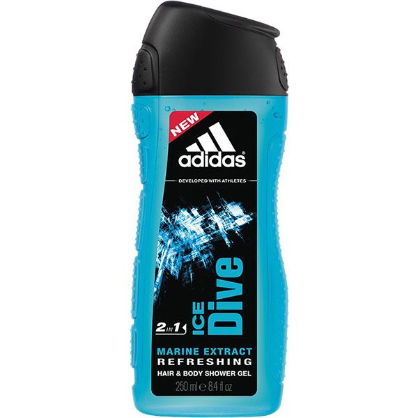 Гель для душу Adidas Ice Dive 3 в 1 250 мл