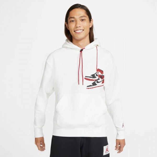 Джемпер Nike J JUMPMAN HOLIDAY PO CT3457-100 р. L білий