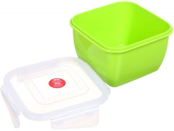 Контейнер Фієста 900 мл квадратний оливковий Алеана