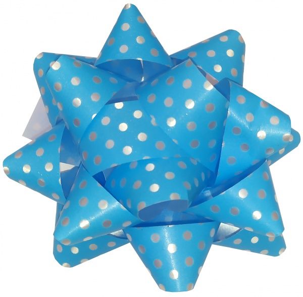 Бантики Galaxy (в ассортименте) с рисунком 9 см 0,09 м 