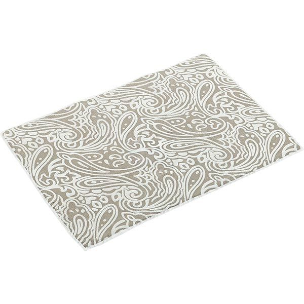 Килимок Underprice бежевий вензель 38x50 см