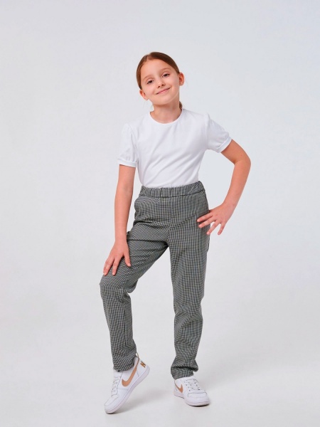 Брюки Smil 115537 р.134 черный с белым 