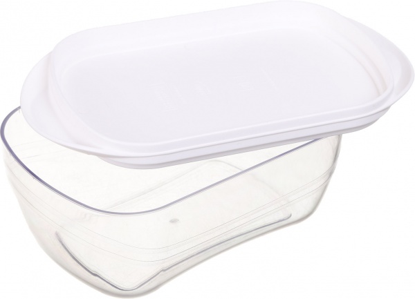 Масленка с пластиковой крышкой 18,5x11x7,5 см