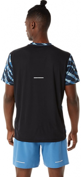 Футболка Asics WILD CAMO SS TOP 2011C389-400 р.M синій