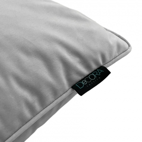 Подушка декоративная VELOUR 50x50 см стальной Decora textile 
