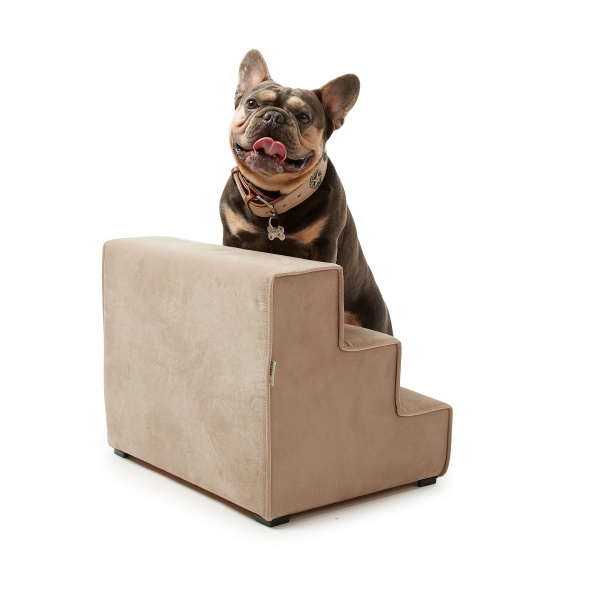 Пандус-сходинки PETBED Velor 55x42x42 см бежевий