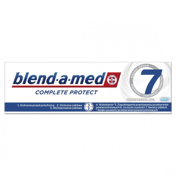 Зубна паста Blend-a-Med Complete Protect 7 Кришталева білизна 75 мл
