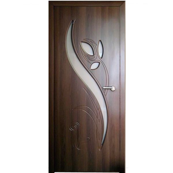 Дверное полотно Неман Тюльпан ПО 700 мм орех шоколадный