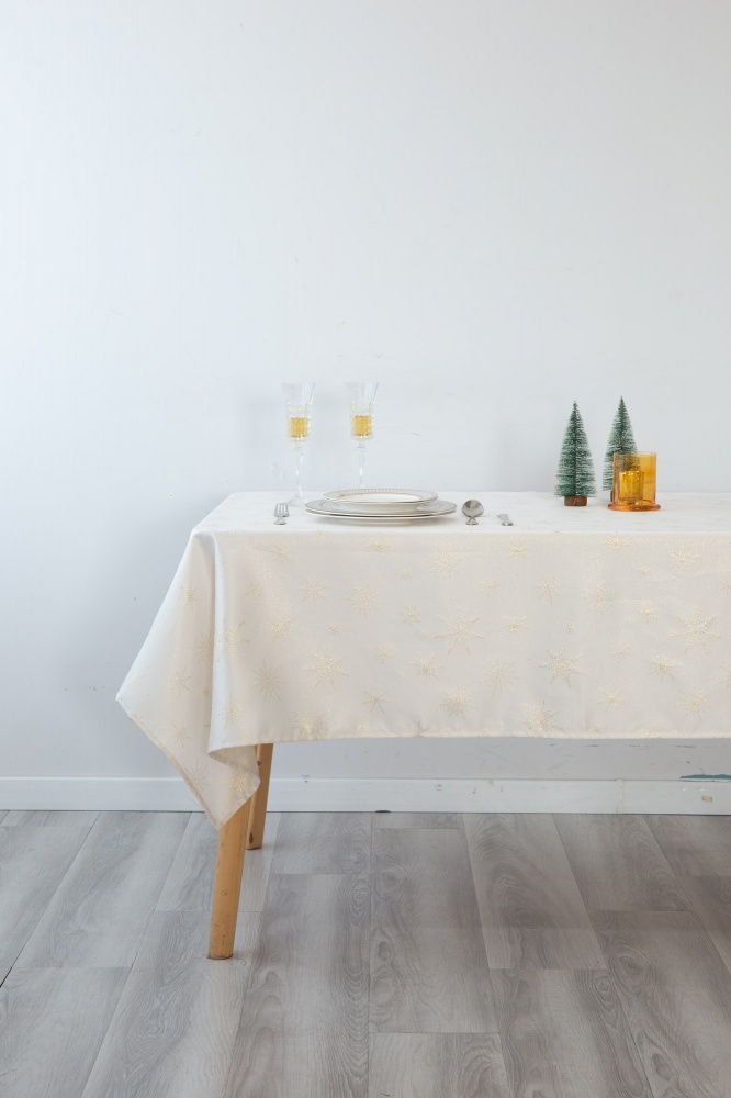 Скатерть Catania 140x220 см кремовый Sensio