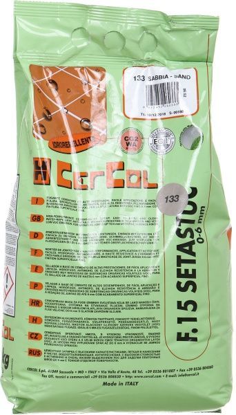 Фуга Cercol F.15 Setastuc 133 5 кг пісочний