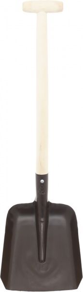 Совкова лопата з держаком та дерев'яною ручкою Лев