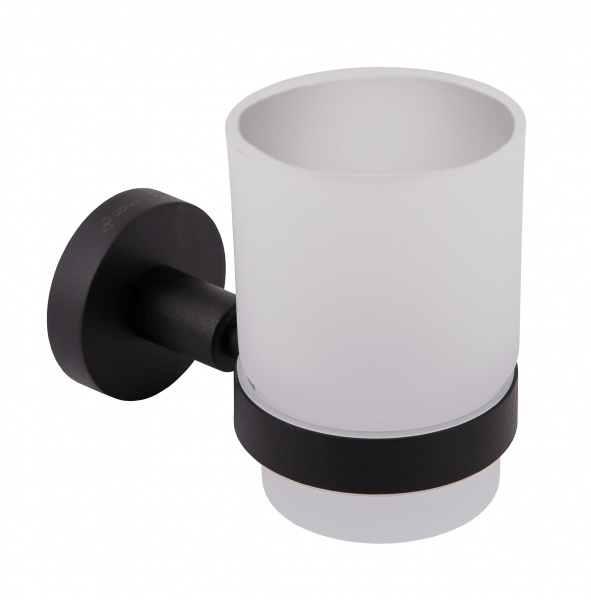 Стакан для зубных щеток Aqua Rodos Gloria 8121 черный матовый