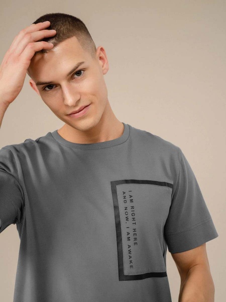 Футболка Outhorn HOL22-TSM604-23S р.L темно-сірий