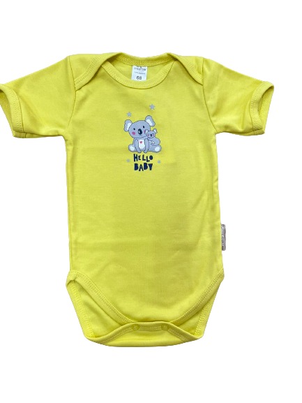 Боди унисекс Bambinelli р.74 желтый Б300-7 