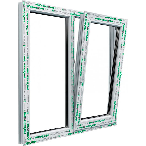 Окно поворотно-откидное Steko S300 58 1300x1400 мм правое