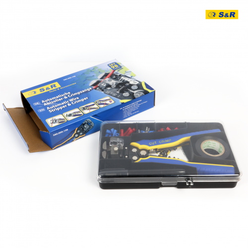 Інструмент для зняття ізоляції S&R 3 в 1 автоматичний з набором аксесуарів 580000198