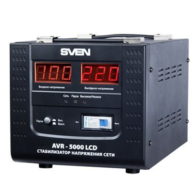 Стабілізатор напруги Sven AVR-5000 LCD