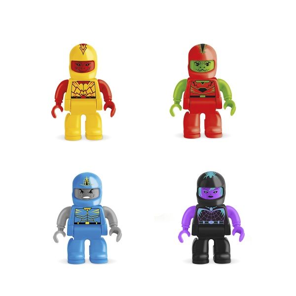 Игровой набор Monster Smash-Ups Crash Car на р/у Битва команд 1:10