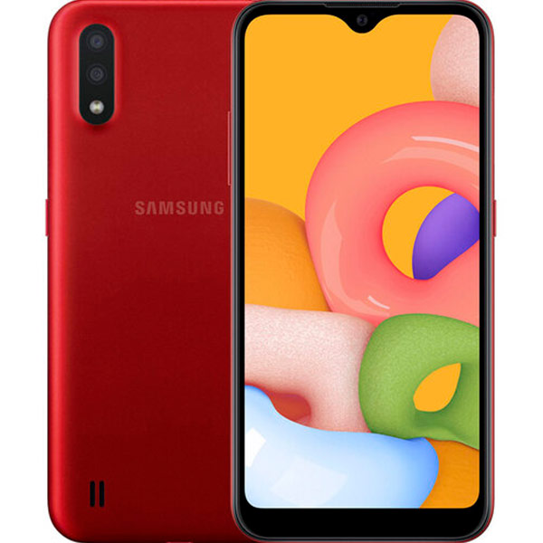 Смартфон Samsung Galaxy A01 Duos 2/16GB red (SM-A015FZRDSEK)