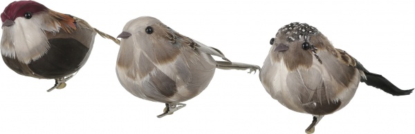 Фигурка декоративная на клипсе Птички 16х6,5х7 см HC4503230