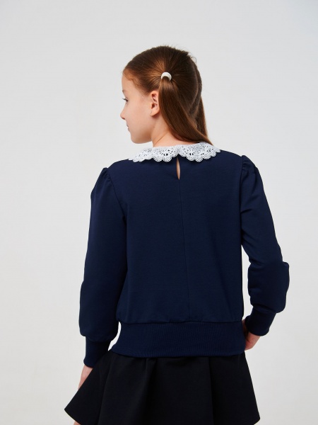 Джемпер для дівчинки Smil 116587 р.122 456 Темно-синя 116587 