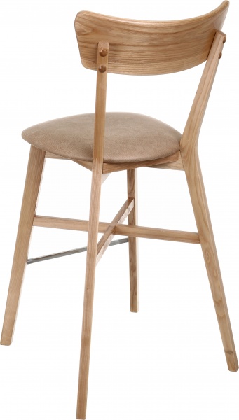 Стул барный Диана 1060х540х440 мм бежевый / ясень натуральный