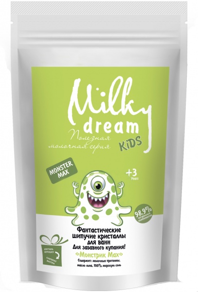 Соль для ванн Milky Dream Шипучие кристалы 