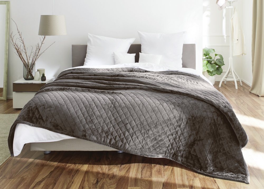 Покривало Dresden 220x240 см La Nuit сірий